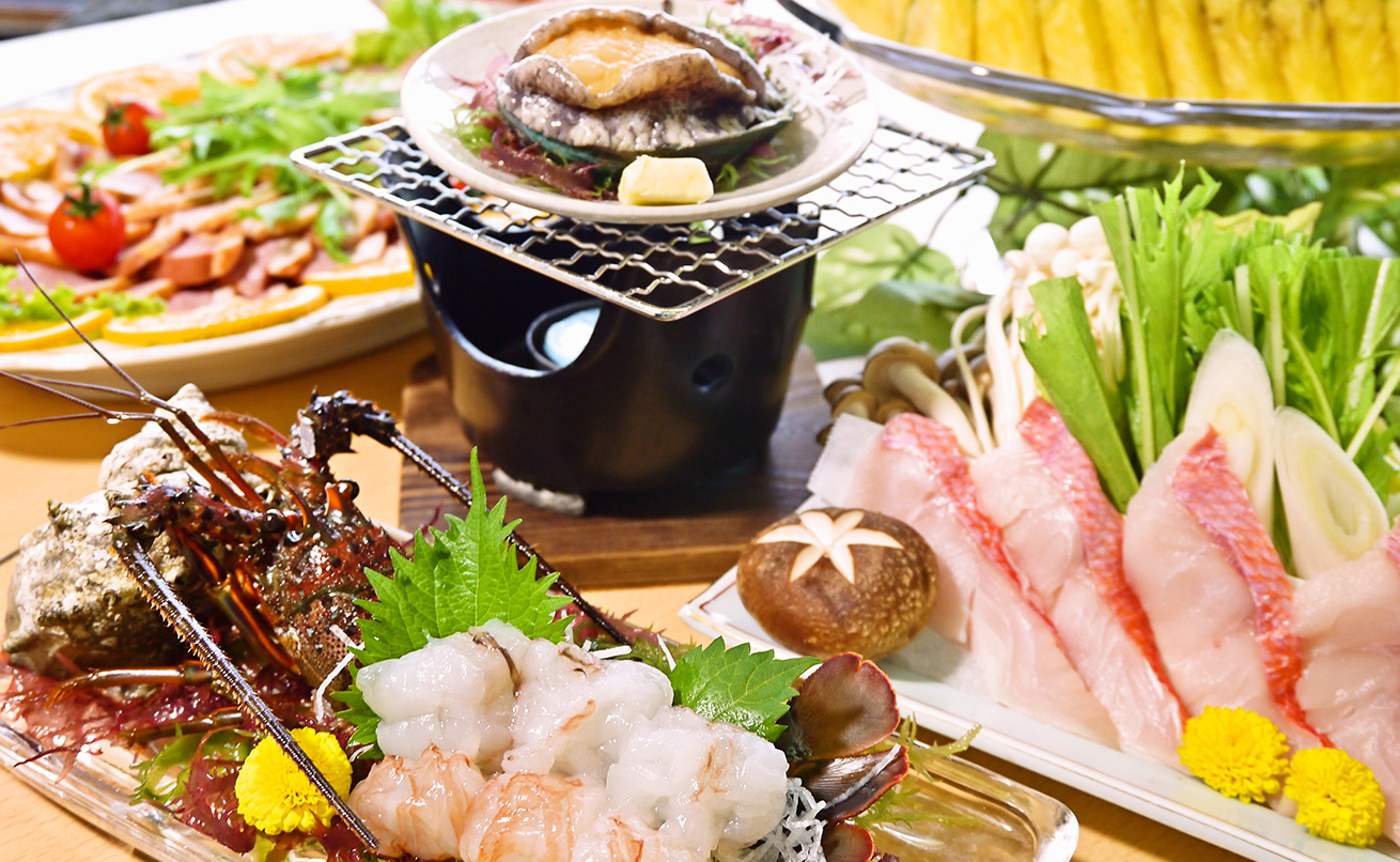 夕食バイキング