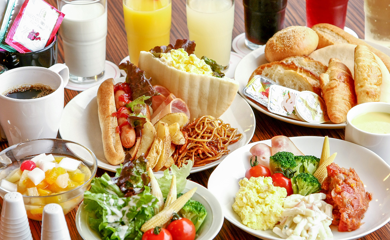 朝食バイキング