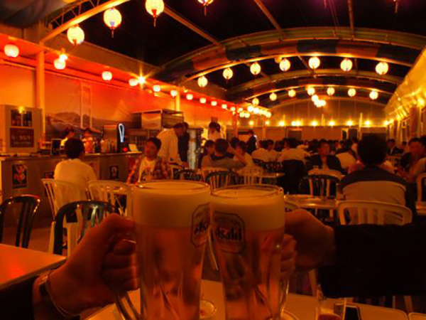 最大80名まで宴会可能！ビアガーデン