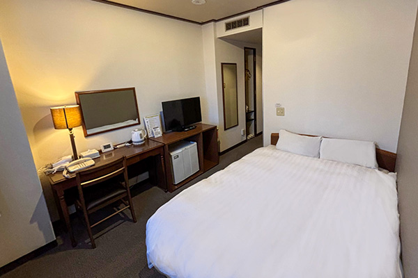 ゆとりのある客室空間