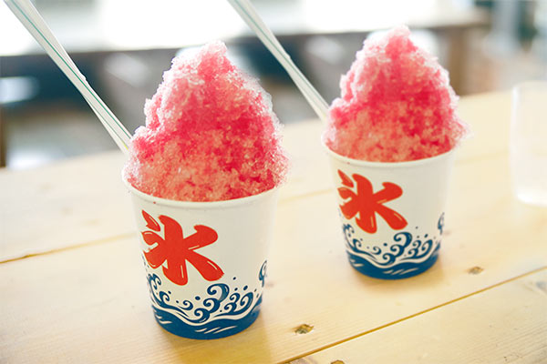 かき氷サービス