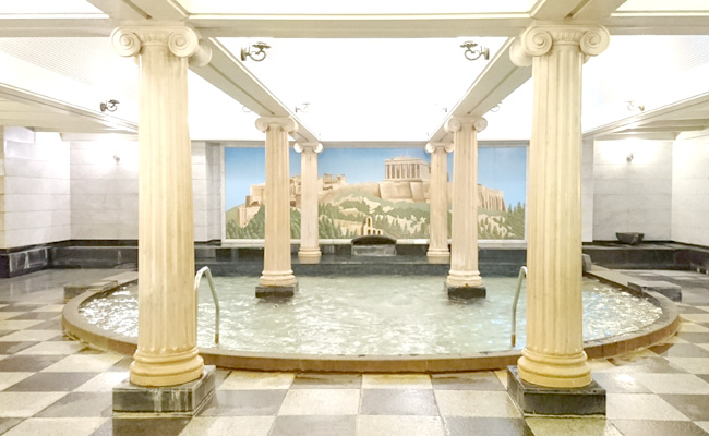温泉大浴場 ギリシャ神殿